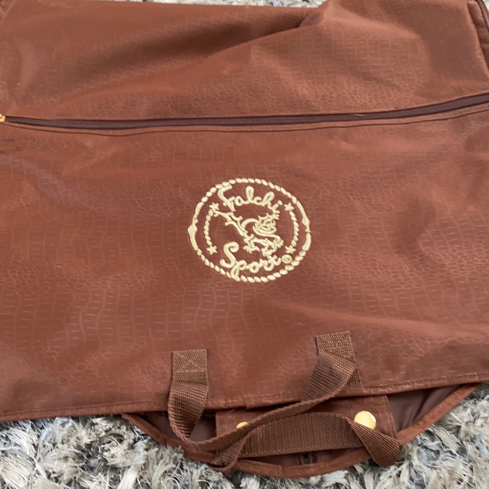 Carlos falchi suit bag. Brown.  Perfect luggage